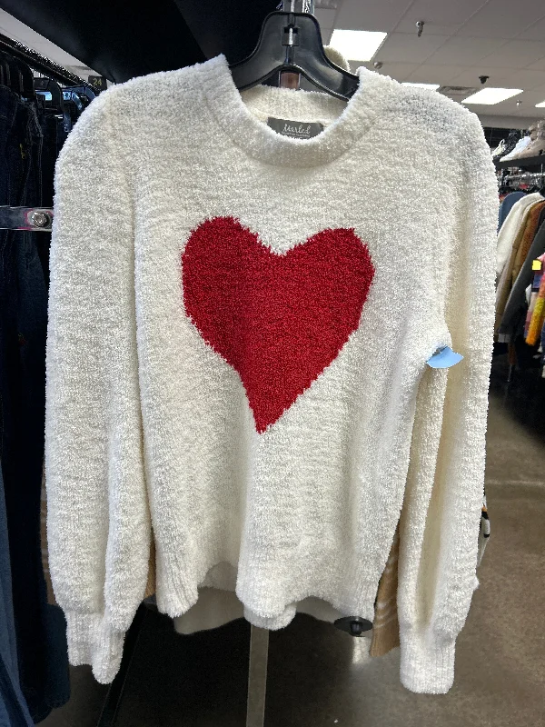 Sweater By Marled In White, Size: M
